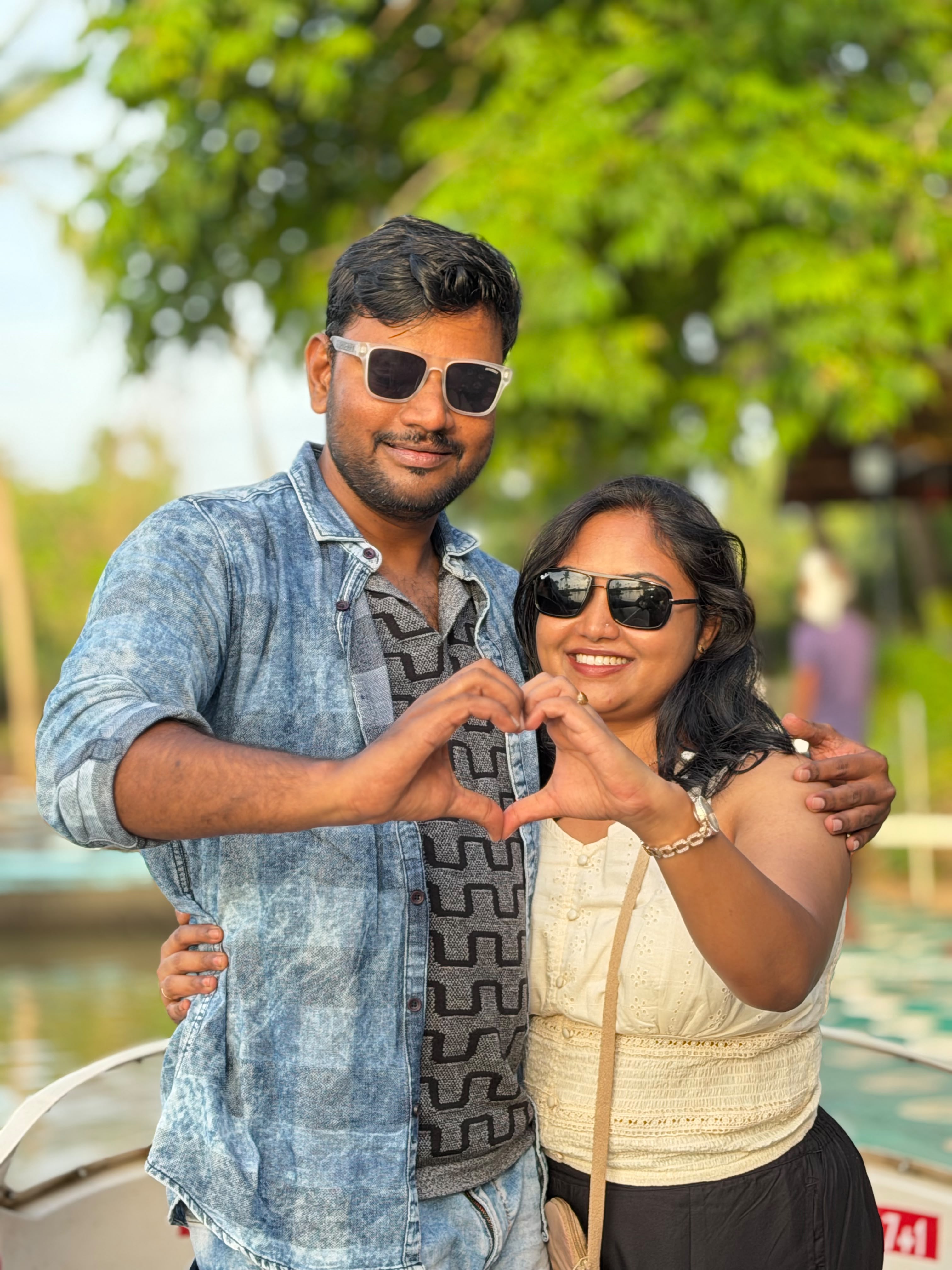 Couple photo during a trip